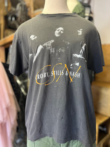 Vintage CSN Crosby Stills and Nash T Shirt L