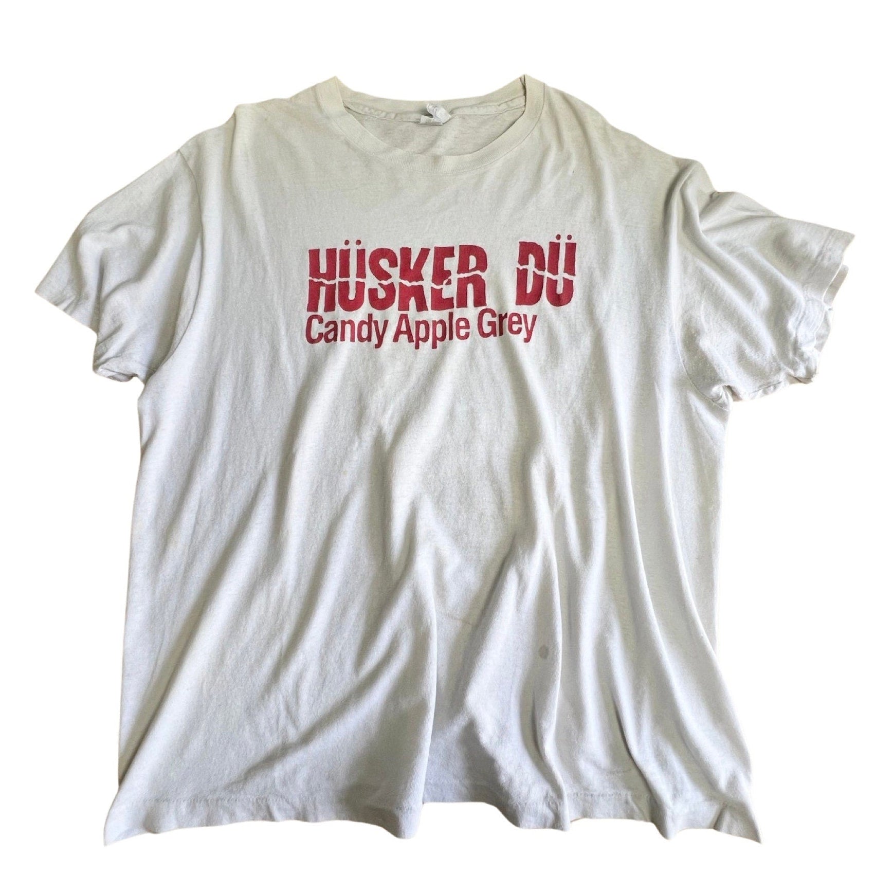 Vintage Hüsker Dü Candy Apple Grey 1986 Original Single Stitch T 