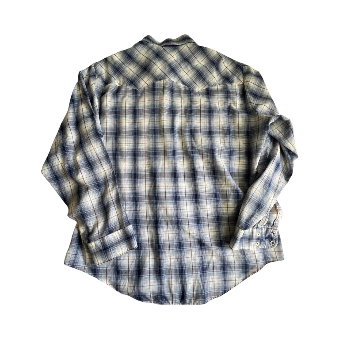 Vintage Levi’s Soft & Paper Thin Plaid Pearl Snap Shirt XL