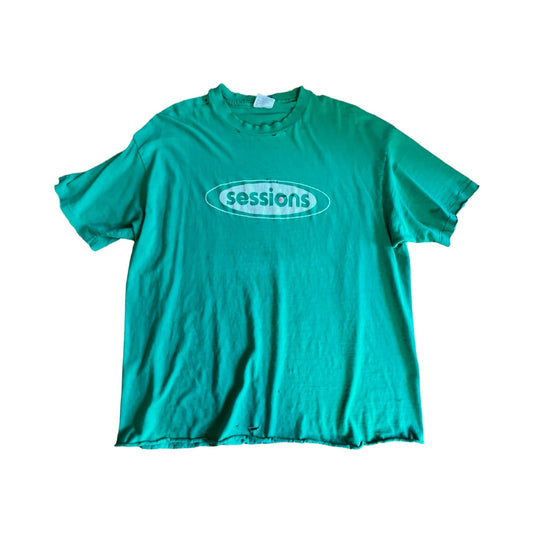 Vintage 80’s Sessions Skateboards Thrashed T-Shirt XL