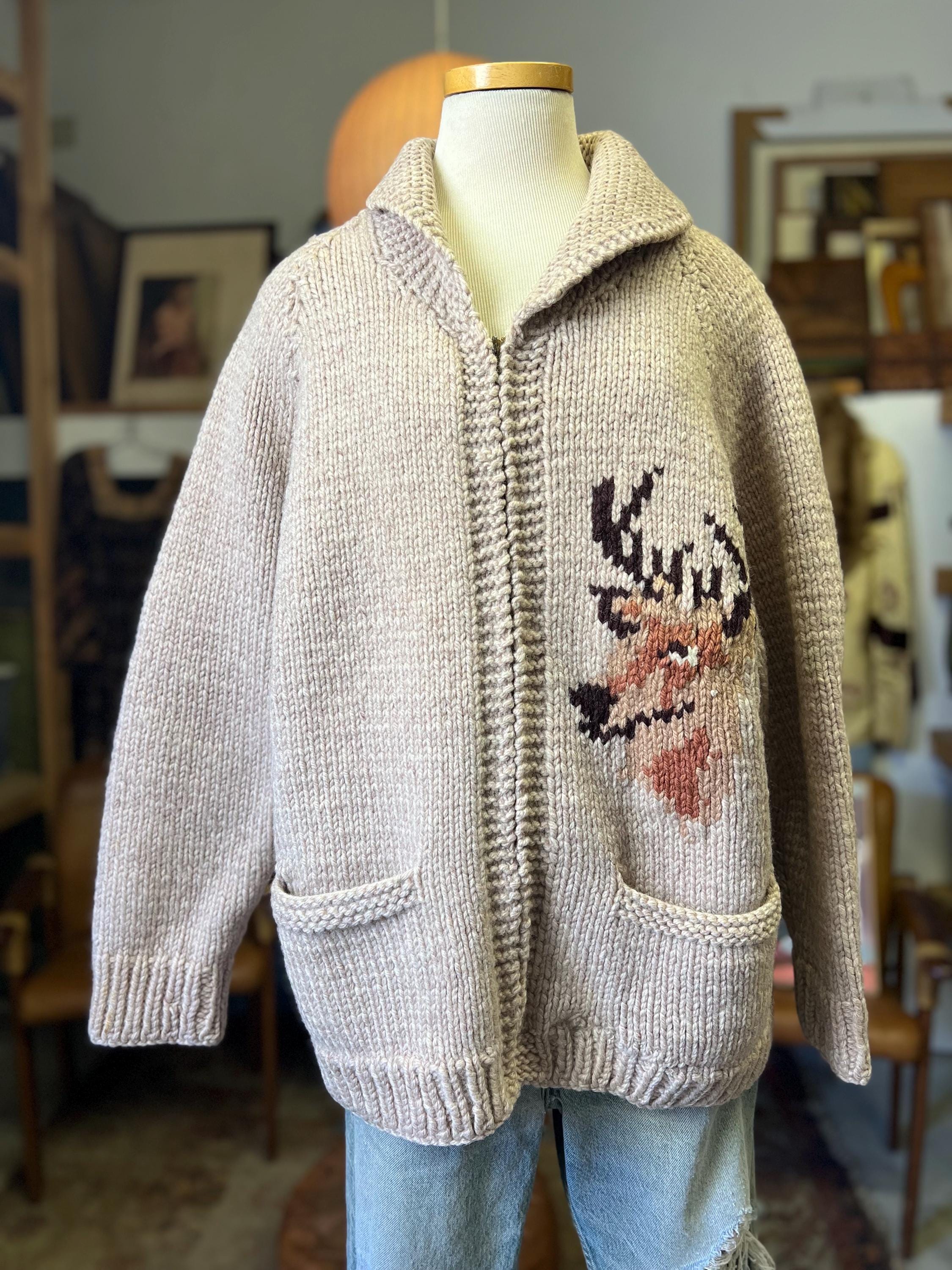 Vintage high quality Cowichan Sweater