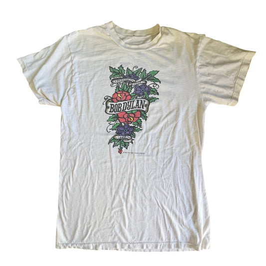 Vintage Bob Dylan 1988 American Tour T-Shirt Single Stitch