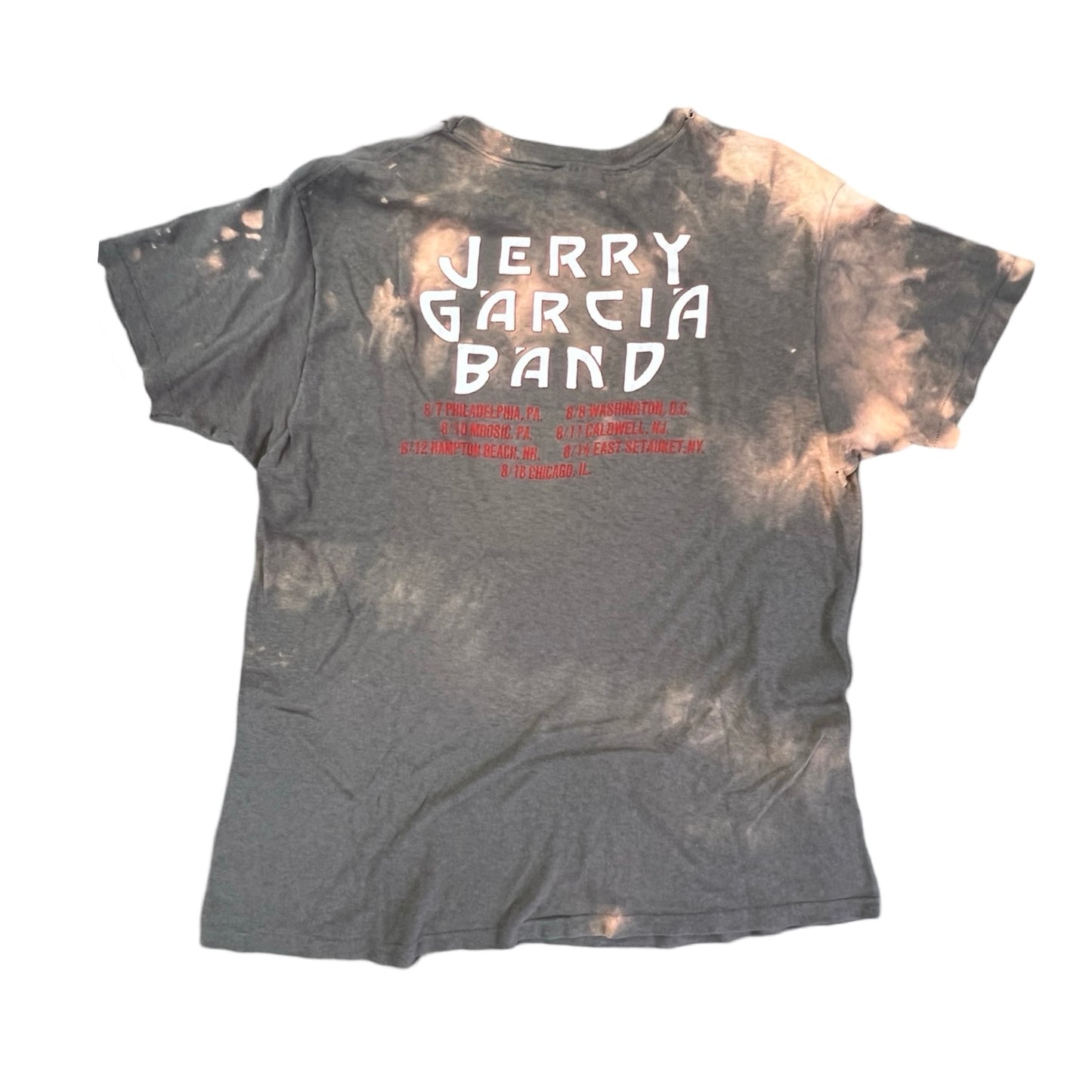 Vintage Garcia Band Copyright 1983 Richard Ash / Jerry Garcia Single Stitch T-Shirt XL