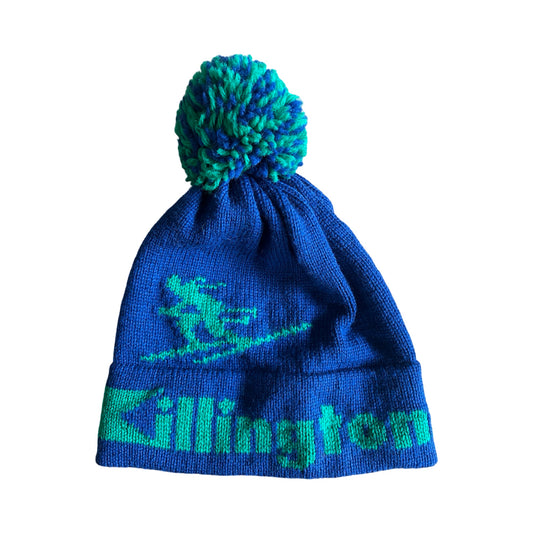 Rare Vintage 80’s Killington Ski Resort Vermont 100% Wool Ski Hat