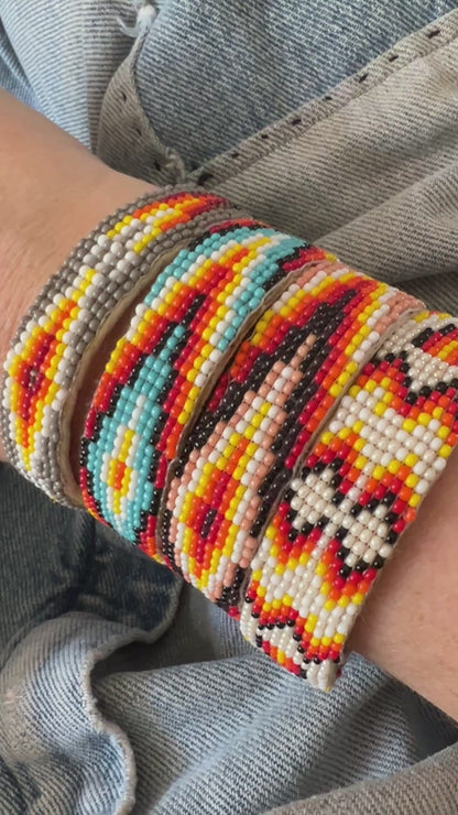 Lot of Chan Luu Seed Bead Adjustable Cuff Bracelets Never Worn