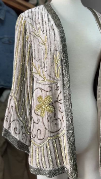 Rare Spell & The Gypsy Collectvie Elsa Velvet Sequin Jacket M/L