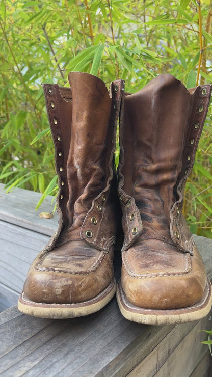 RARE Vintage 1970’s Heritage Workwear Distressed Work Boots Men’s 7/Women’s 8.5